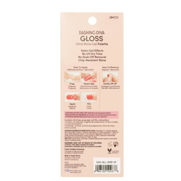 Dashing Diva Gloss Ultra Gel Palette - All Lined Up - Picture 9 of 9